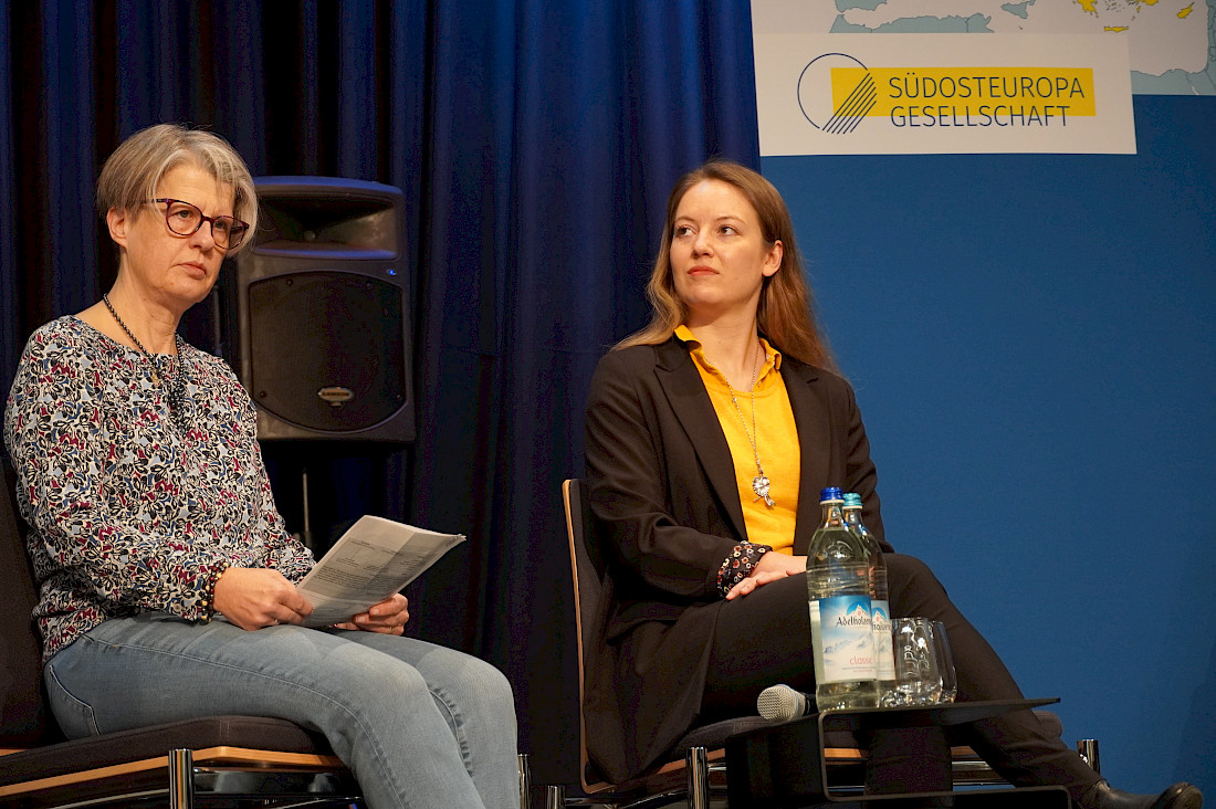 Apl. Prof. Dr. Béatrice Hendrich (Laudatorin) und Dr. Johanna Chovanec