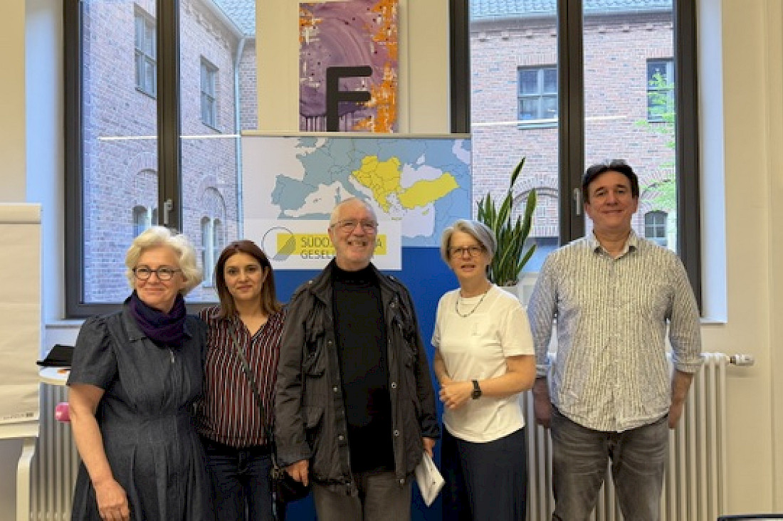 v.l.n.r.: Polina Aschermann, Elina Marinova, Alexander Andreev, Béatrice Hendrich, Stanimir Mihaylov